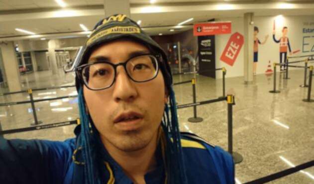 Isamu Kato, ciudadano japonés seguidor de Boca