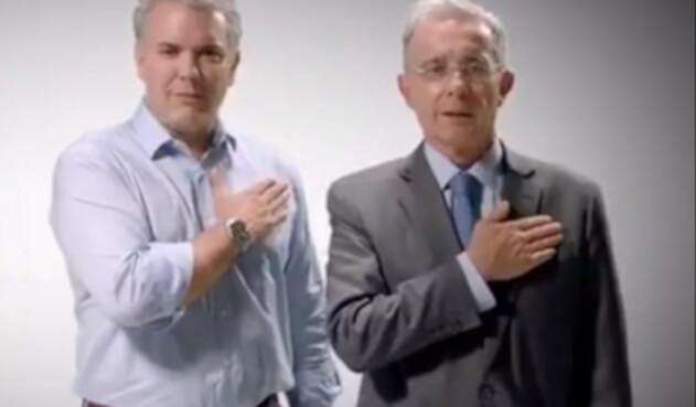Iván Duque y Álvaro Uribe Vélez