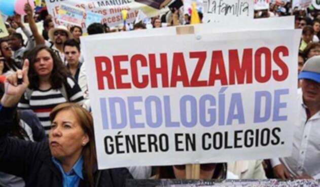Marcha de grupos religiosos