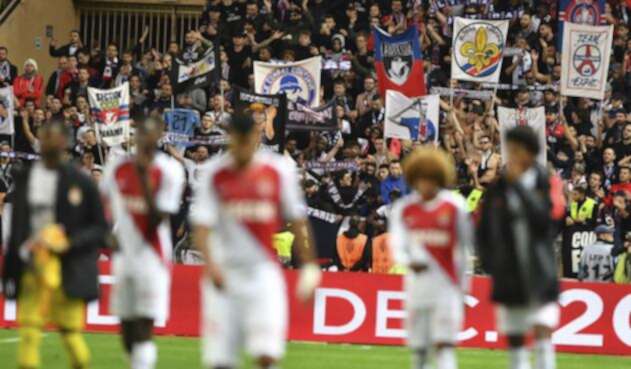 El Mónaco tras perder contra el PSG El Mónaco tras perder contra el PSG