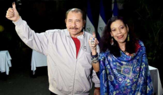 Daniel Ortega y Rosario Murillo.