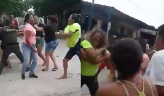 Pelea de mujeres en Barranquilla