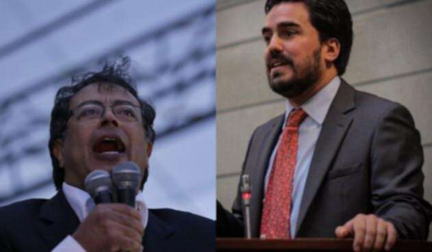 Gustavo Petro y Gabriel Santos