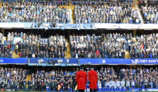 El denominado remembrance day en el Chelsea vs Everton
