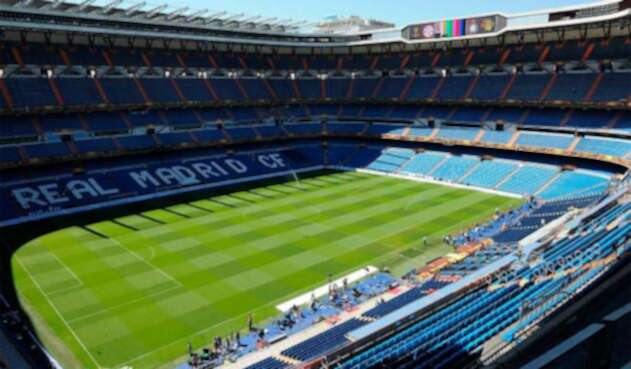 El estadio Santiago Bernabéu, en Madrid (España)