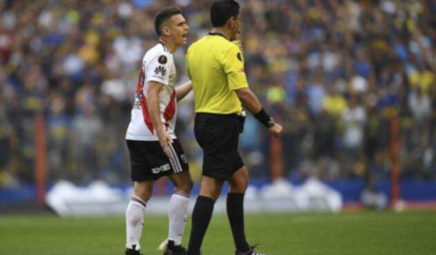 Rafael Santos Borré, delantero de River Plate Rafael Santos Borré, delantero de River Plate