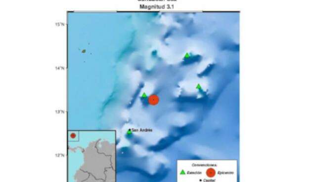Sismos en San Andrés