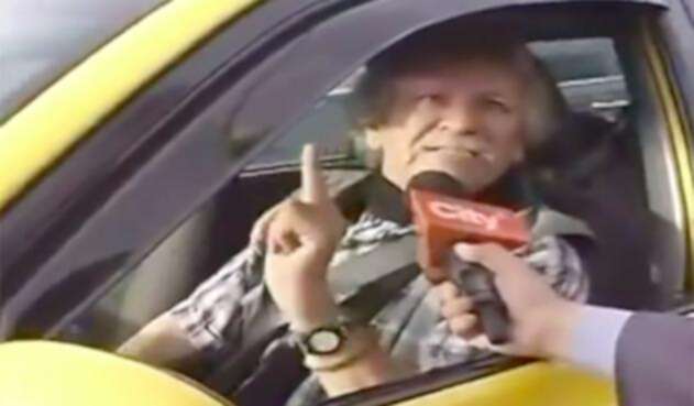 Bernardo Antonio Silva, un taxista afectado por marchas de estudiantes
