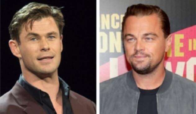 Chris Hemsworth y Leonardo DiCaprio