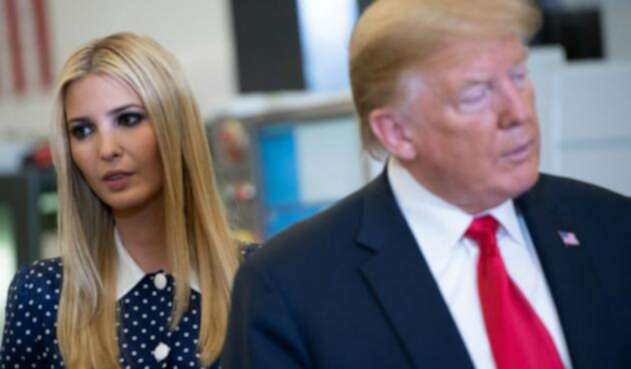 Ivanka Trump y el presidente Donald Trump Ivanka Trump y el presidente Donald Trump
