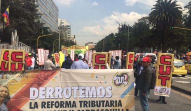 Nueva marcha de estudiantes en Bogotá. Nueva marcha de estudiantes en Bogotá