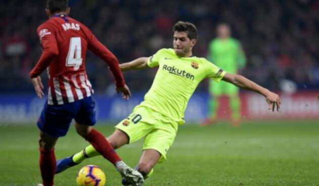 Barcelona vs Atlético El Atlético de Madrid y el Barcelona empataron en el último minuto del encuentro.
