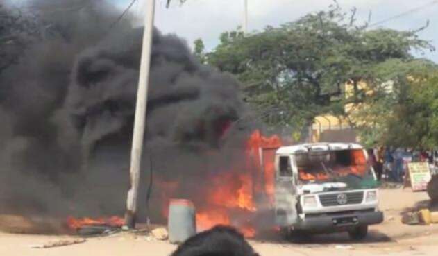 Ataque contra agentes de la Policía en Maicao (La Guajira)