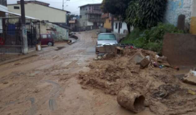 Referencial lluvias en Medellín.