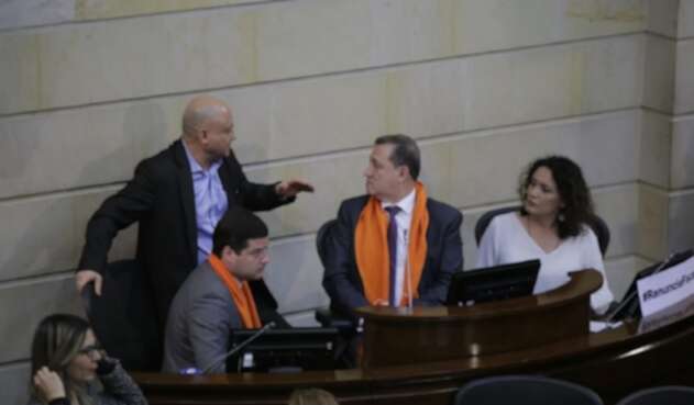 El presidente de Senado de la República Ernesto Macías