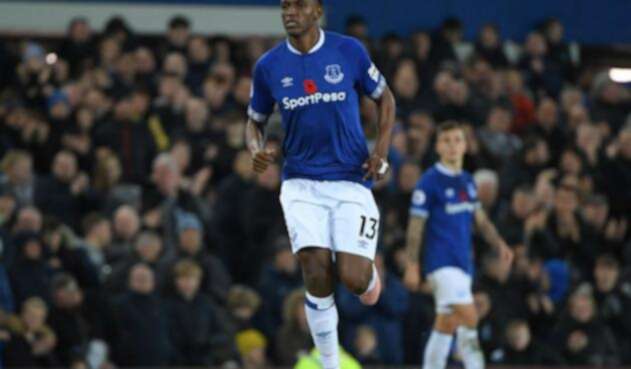Yerry Mina con el Everton Yerry Mina con el Everton