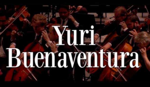 Imagen promocional de la presentación de Yuri Buenaventura con la Orquesta Sinfónica Nacional de Colombia