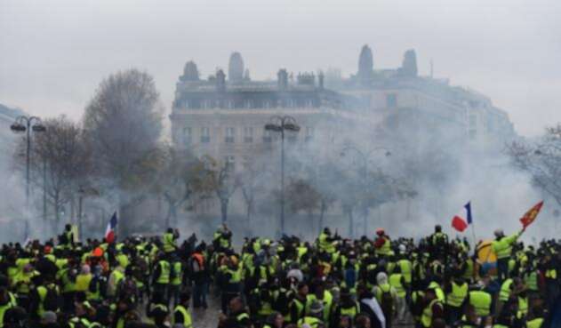 Francia protesta chalecos amarillos