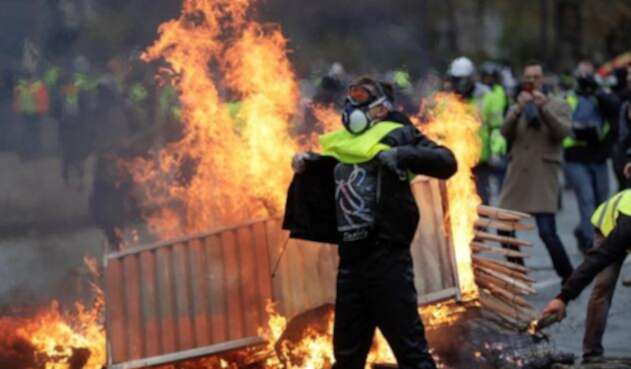 Francia protesta chalecos amarillos