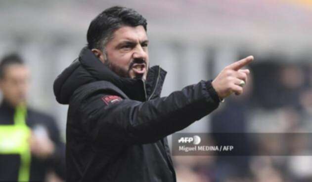 El técnico italiano Gennaro Gattuso El técnico italiano Gennaro Gattuso