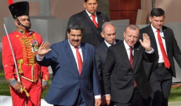 El presidente venezolano Nicolás Maduro y su par turco Recep Tayyip Erdogan. El presidente venezolano Nicolás Maduro y su par turco Recep Tayyip Erdogan.