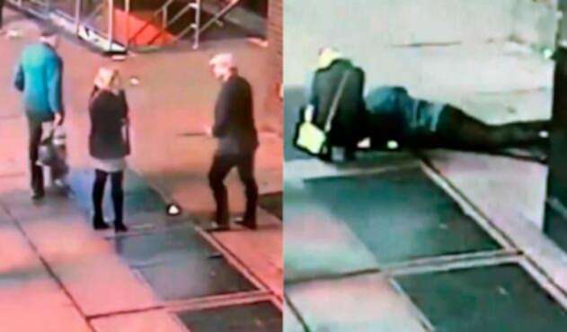Pareja intenta recuperar anillo de compromiso en Times Square