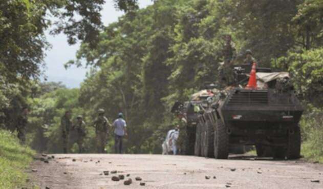 Asonada contra Ejército en zona rural de Tibú