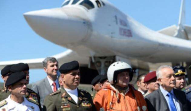 Aviones militares rusos llegaron a Caracas