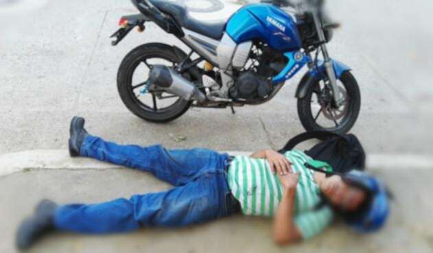 El hombre se salvó de haber sido víctima de millonario robo. Borracho en Bucaramanga
