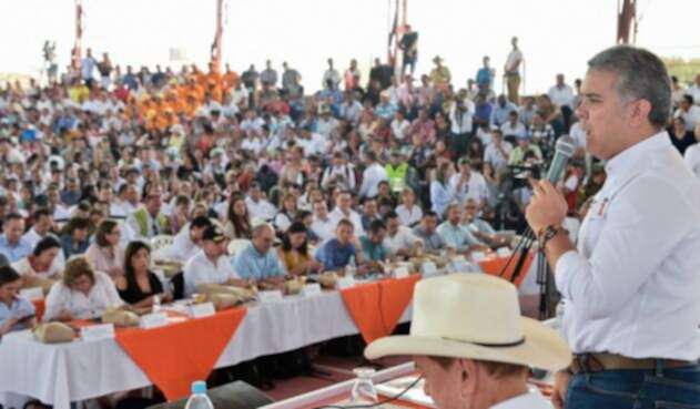 El presidente Iván Duque en San José del Guaviare El presidente Iván Duque en San José del Guaviare
