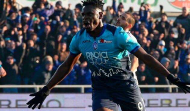 Duvan Zapata anota con el Atalanta Duvan Zapata anota con el Atalanta