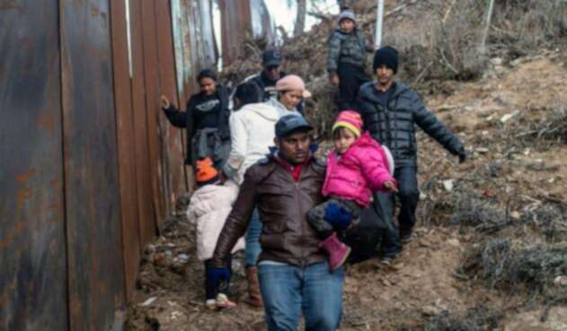 Familia de inmigrantes.