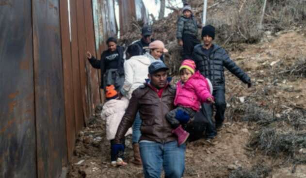 Familia de inmigrantes.