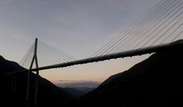 El puente Hisgaura, en Santander