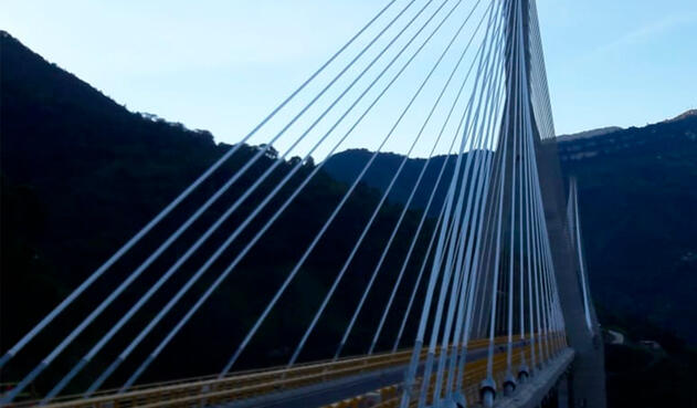 El puente Hisgaura, en Santander