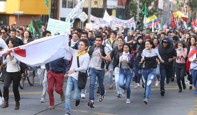 Marchas estudiantiles 13 de diciembre de 2018