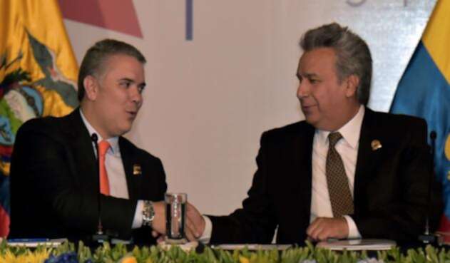 Iván Duque y Lenín Moreno Iván Duque y Lenín Moreno