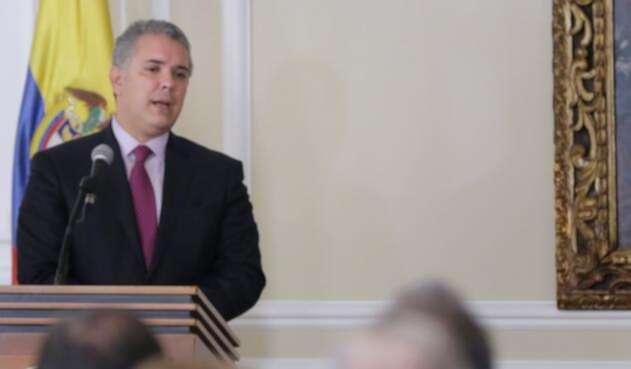 Iván Duque, presidente de la República, en la Casa de Nariño Iván Duque, presidente de la República, en la Casa de Nariño