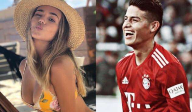 Tuti Vargas y James Rodríguez, ahora relacionados con un romance que ya fue desmentido.