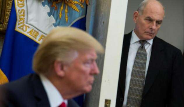John Kelly y Donald Trump John Kelly y Donald Trump