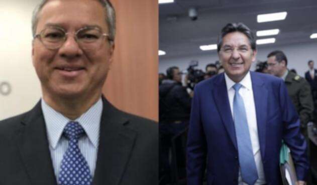 Leonardo Espinosa y Nestor Huberto Martinez Leonardo Espinosa niega vínculos con el Fiscal General, Néstor Humberto Martínez.