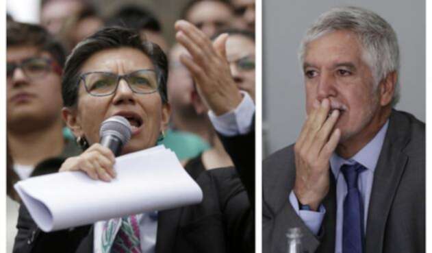 Claudia López y Enrique Peñalosa Claudia López y Enrique Peñalosa
