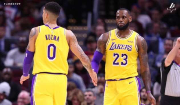 Kuzma y LeBron