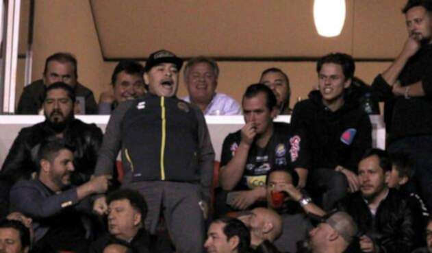 Diego Maradona en la final de la Liga de Ascenso del fútbol mexicano Diego Maradona en la final de la Liga de Ascenso del fútbol mexicano