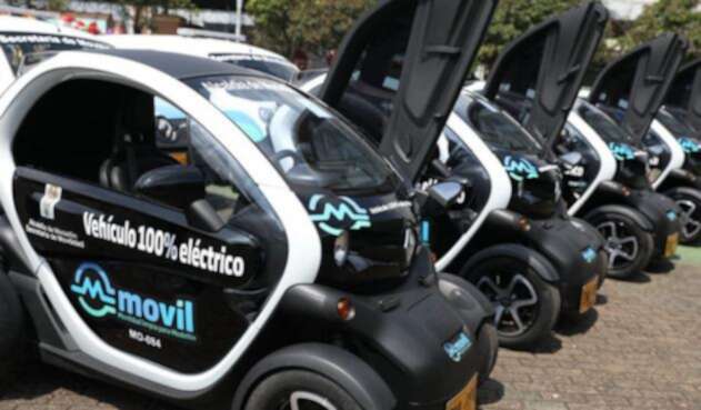 Los vehículos eléctricos presentados por la Alcaldía de Medellín