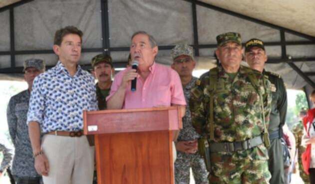 El ministro de Defensa, Guillermo Botero, en un evento público El ministro de Defensa, Guillermo Botero, en un evento público