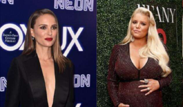 Natalie Portman y Jessica Simpson
