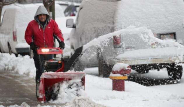 Nieve en Estados Unidos.