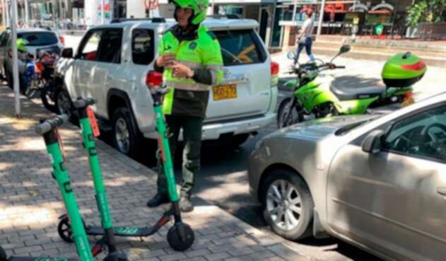 Patinetas eléctricas en la ciudad de Bogotá