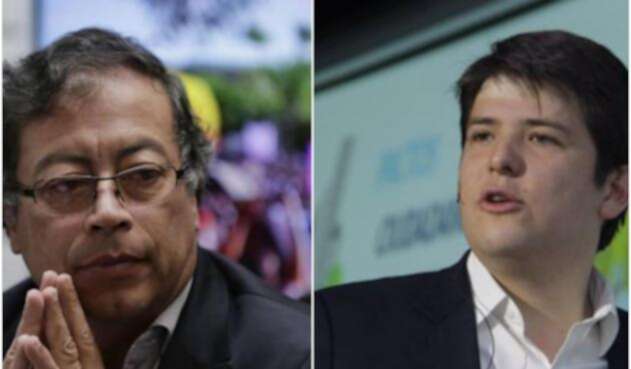Gustavo Petro y Miguel Uribe Gustavo Petro y Miguel Uribe